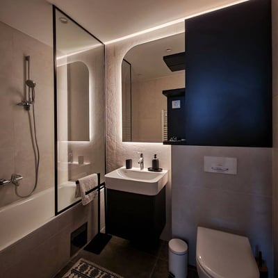 Rental of a stylish 3-room apartment, 97 m², K-District Residential Complex, Belgrade, Serbia